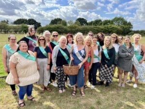 hen party foraging walk