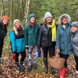 hen party foraging walk