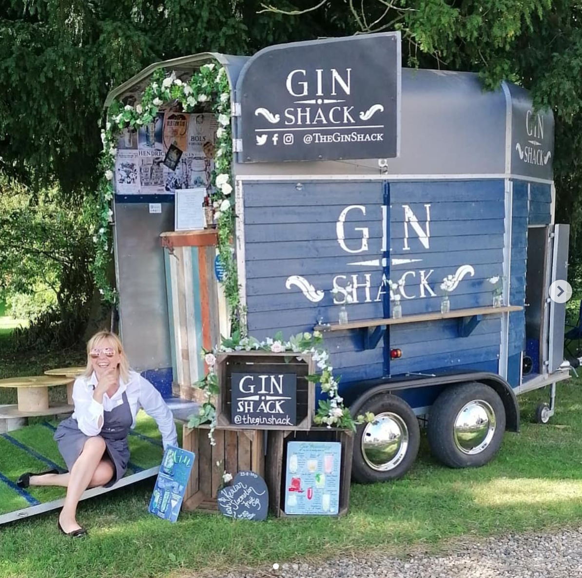 the gin shack at Wild Harvest